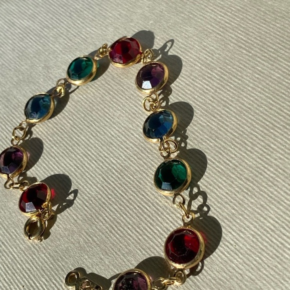 Swarovski multi color crystal bracelet - Picture 8 of 14